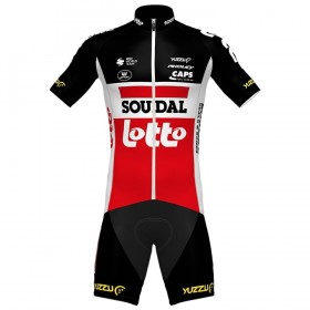 Completo Maglia + Pantaloncino con bretelle 2020 Lotto Soudal N001